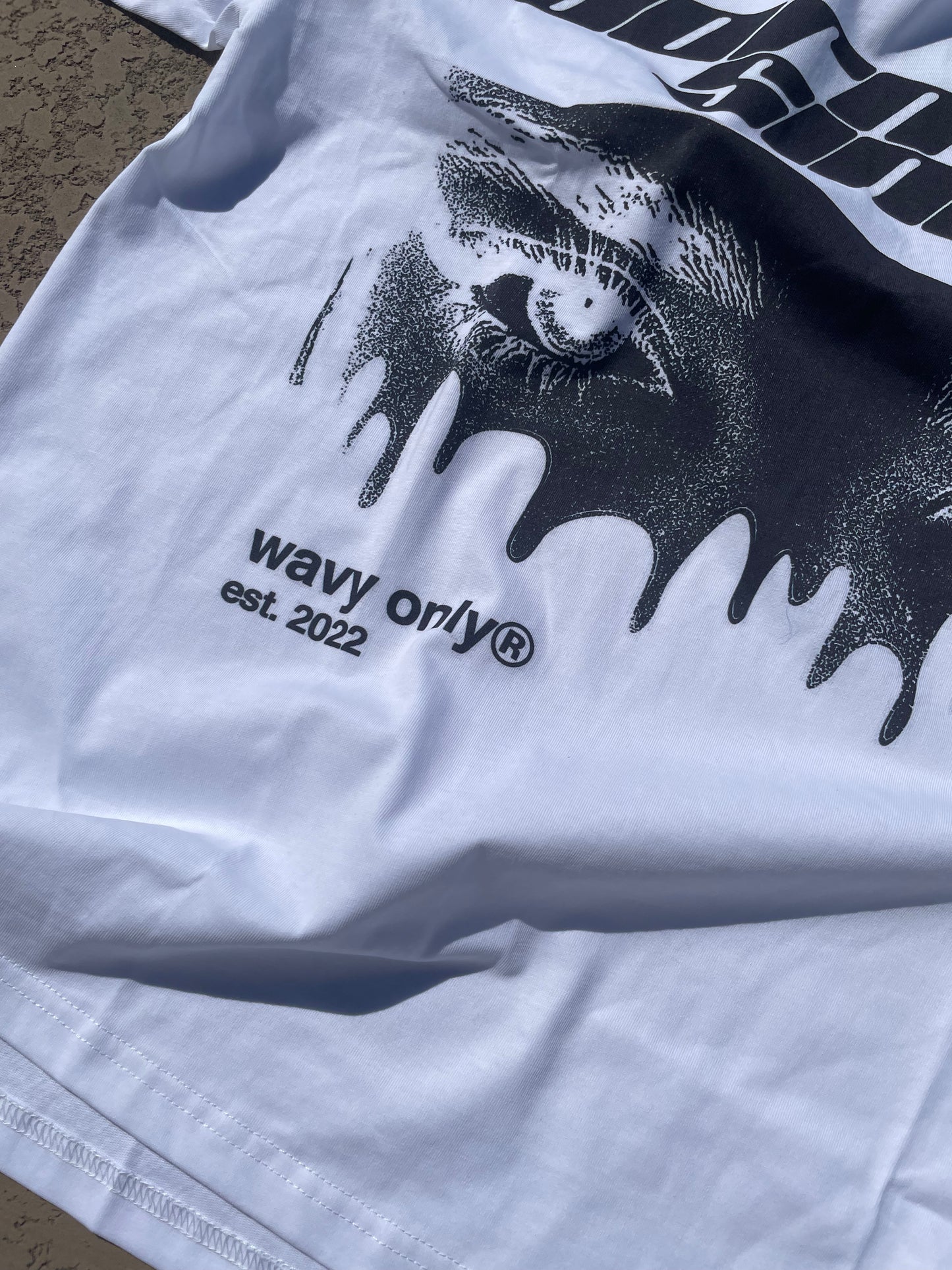 “Born Sinner” Graphic Tee - White