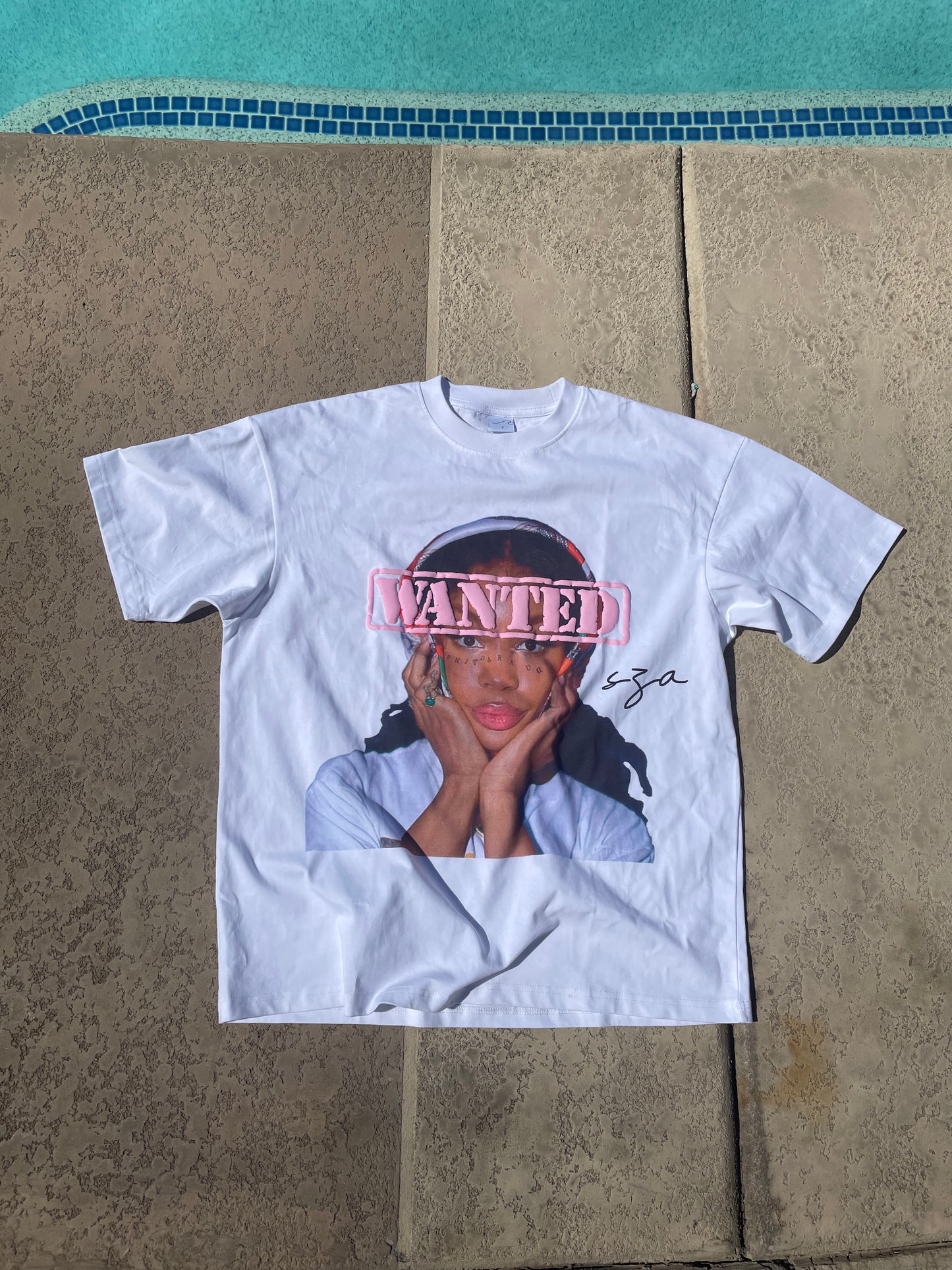 “SZA” Graphic Tee - White