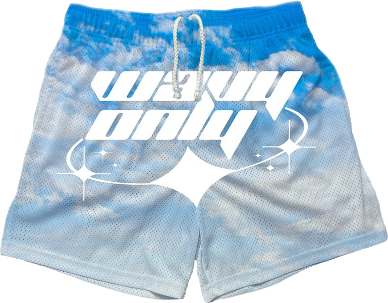 Clouded Skies - Mesh Shorts