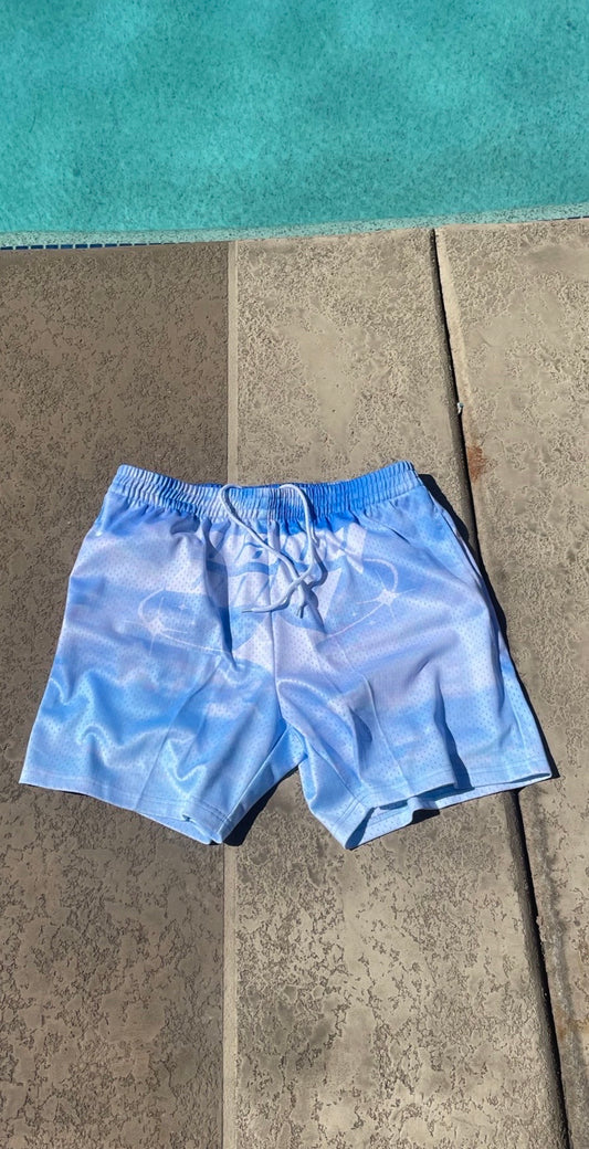 Clouded Skies - Mesh Shorts